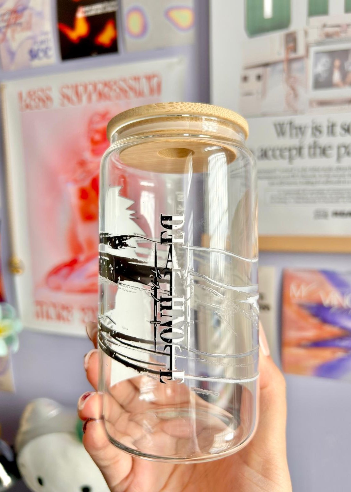 Death Note Glass Can