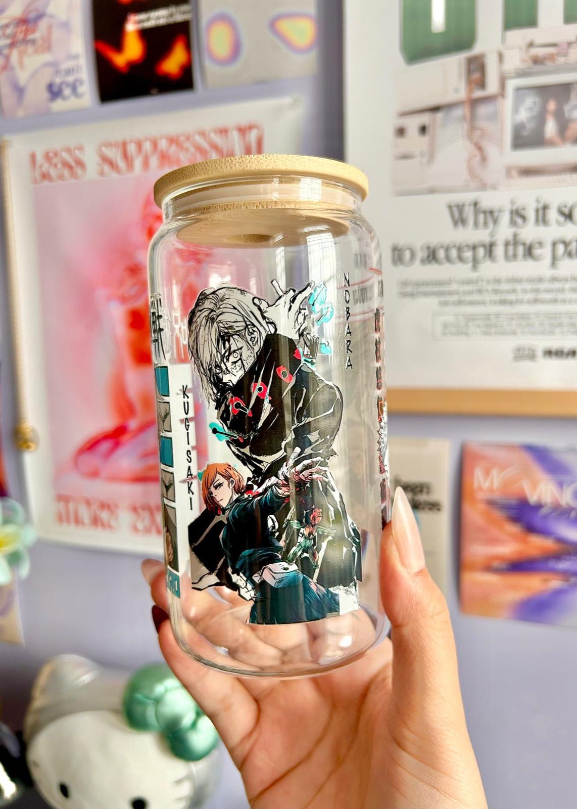 Jujutsu Kaisen Glass Can