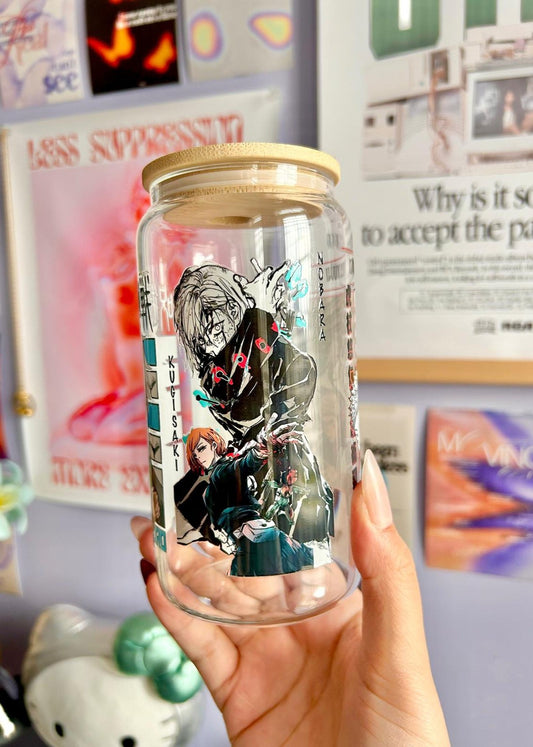 Jujutsu Kaisen Glass Can