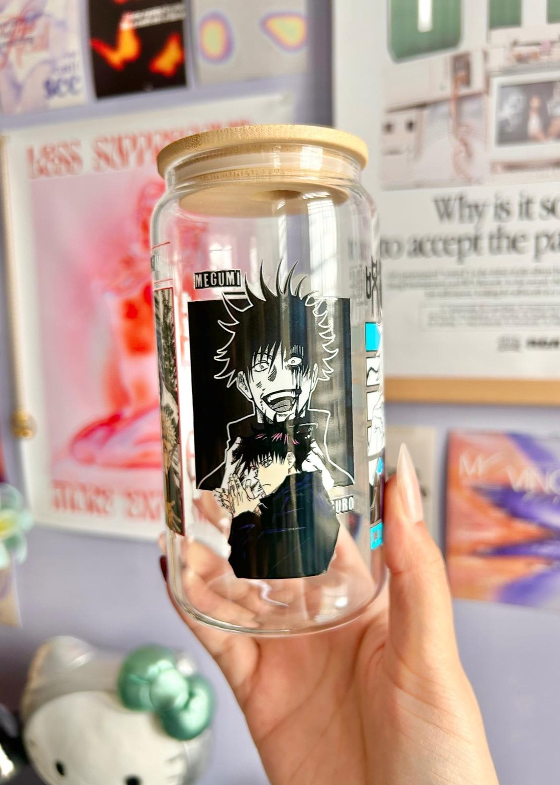 Jujutsu Kaisen Glass Can