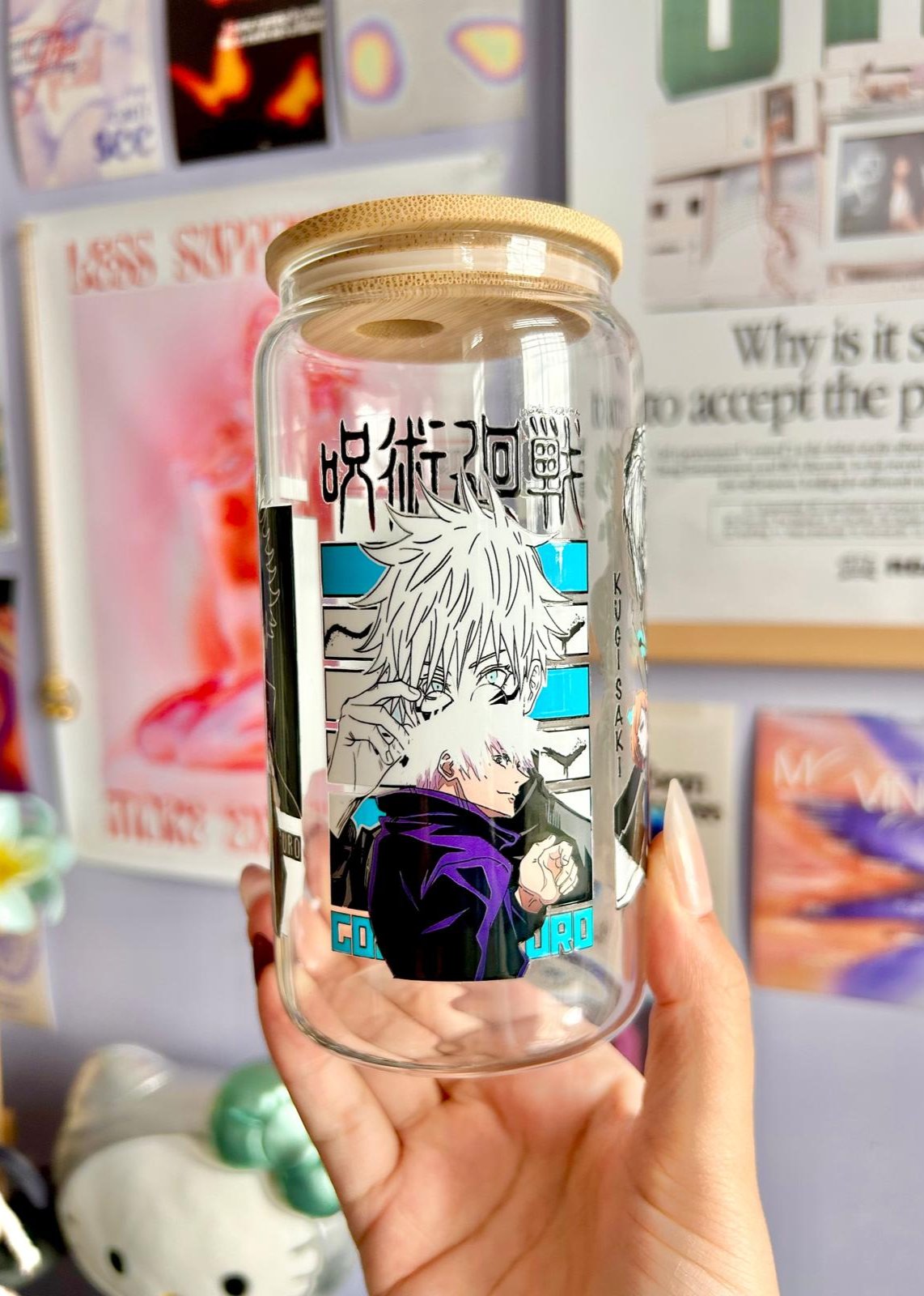 Jujutsu Kaisen Glass Can