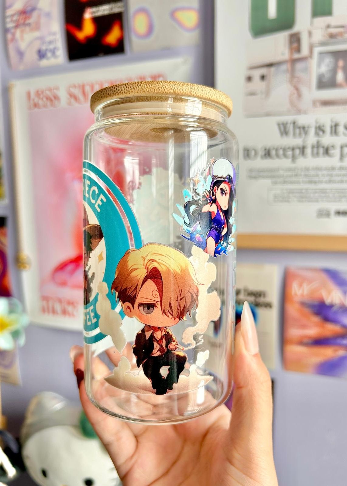 One Piece Coffee Glass Can