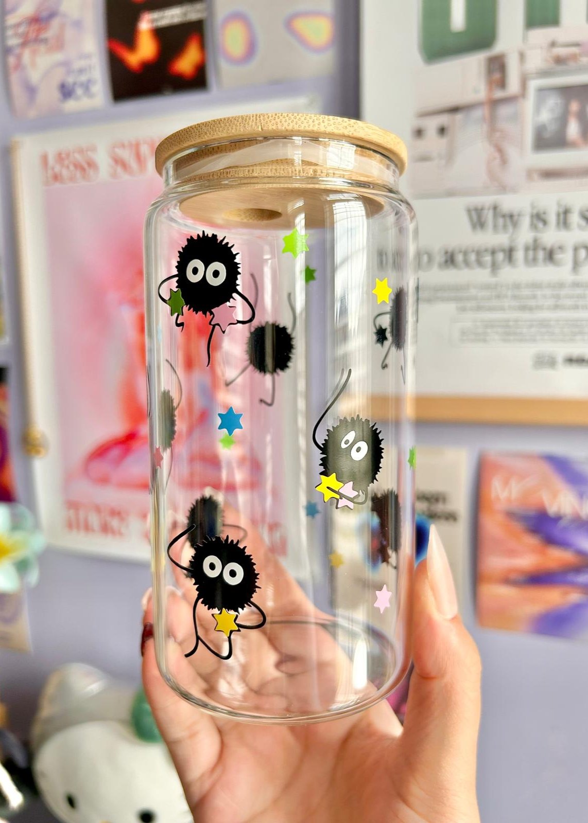Spirited Away Soot Glass Can