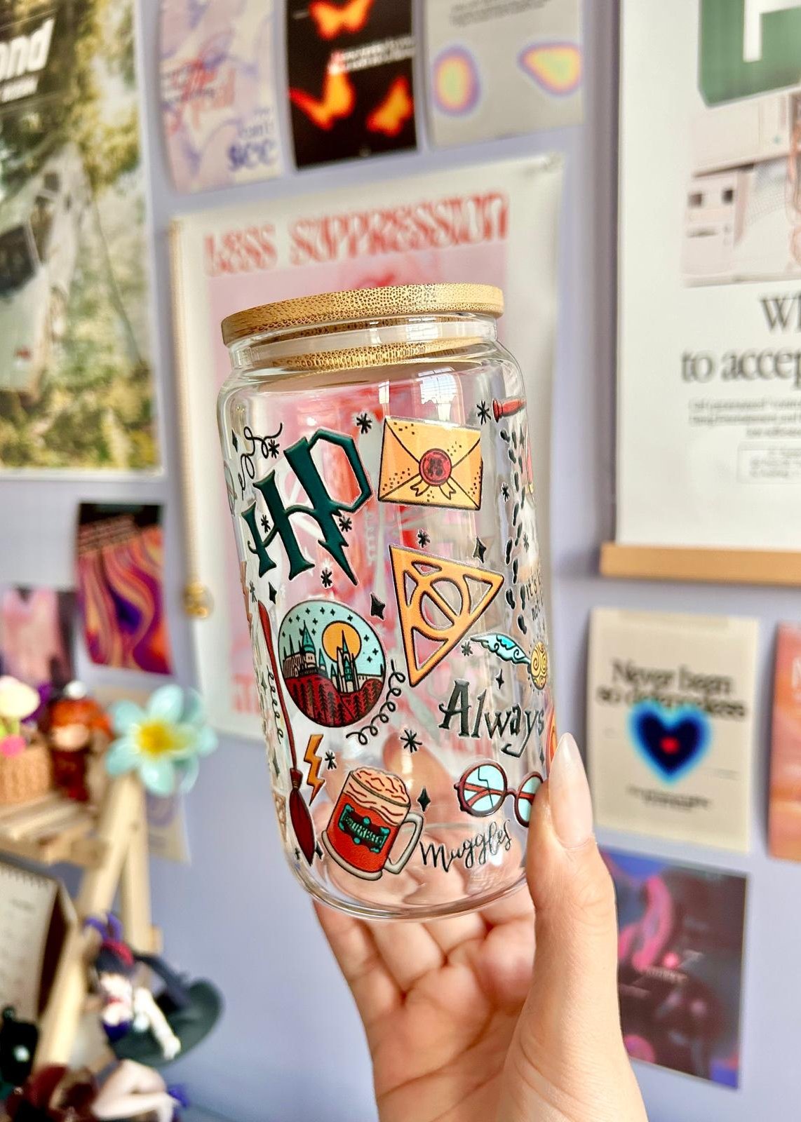 Harry Potter Glass Can