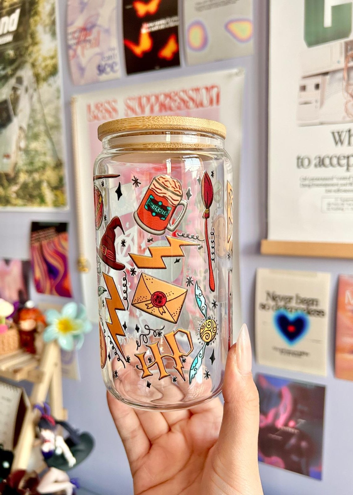 Harry Potter Glass Can