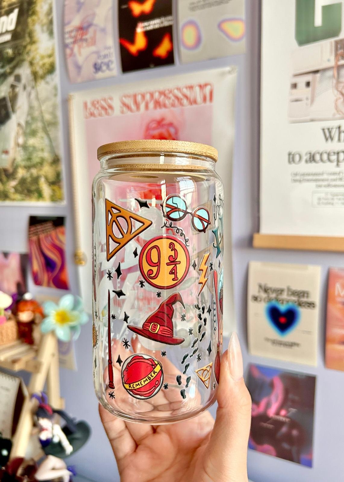 Harry Potter Glass Can