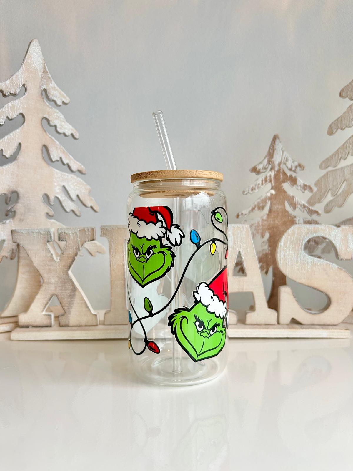 The Grinch Glass Can