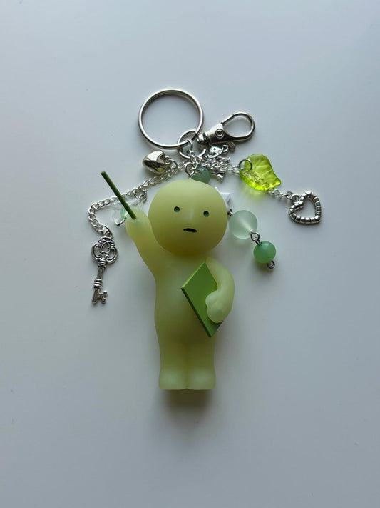 Smiski Presenting Keychain Charm