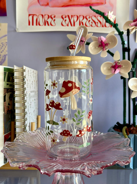 Mushroom 2.0 Glass Can