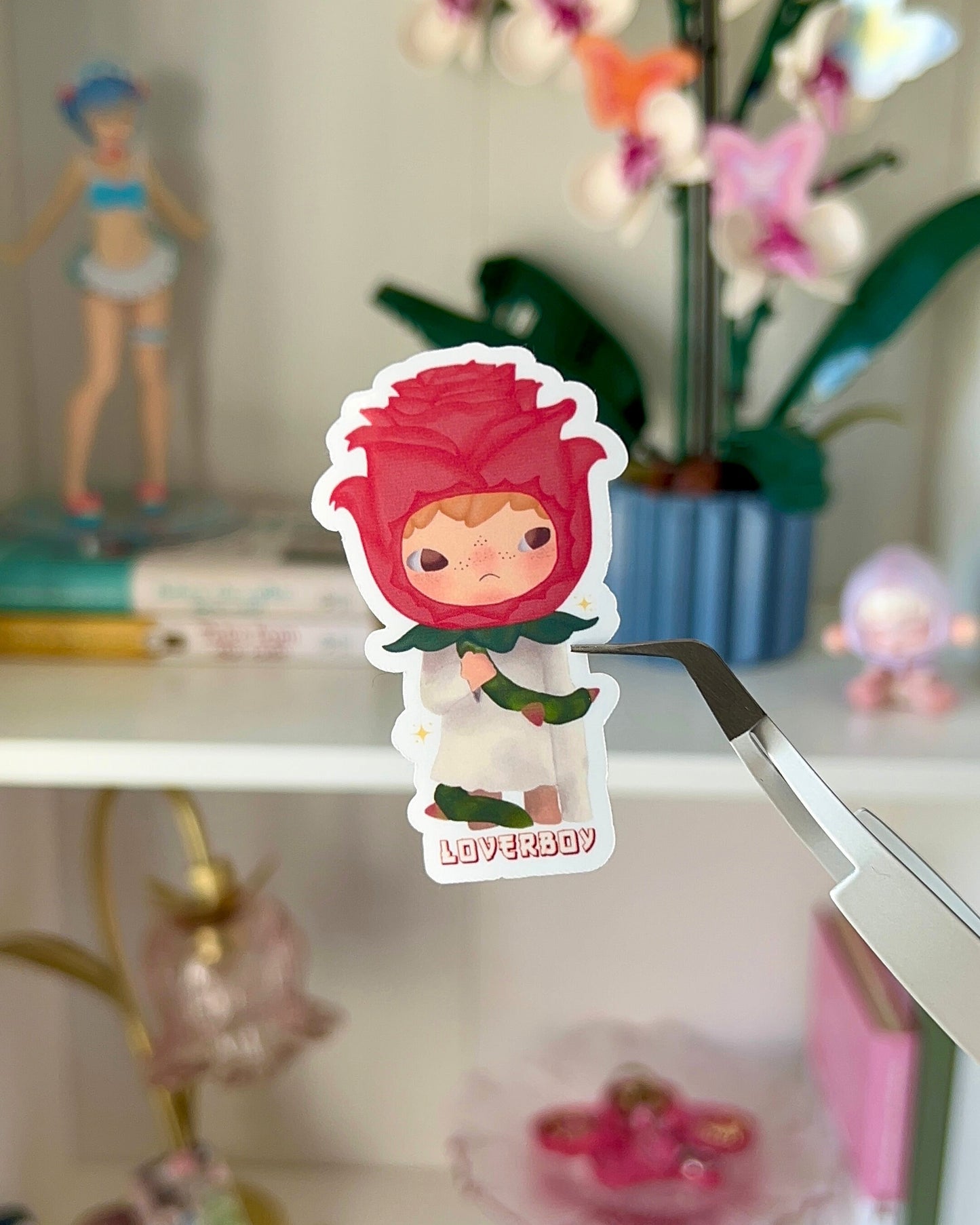 Hirono Loverboy Trinket - Glossy Laminate Sticker