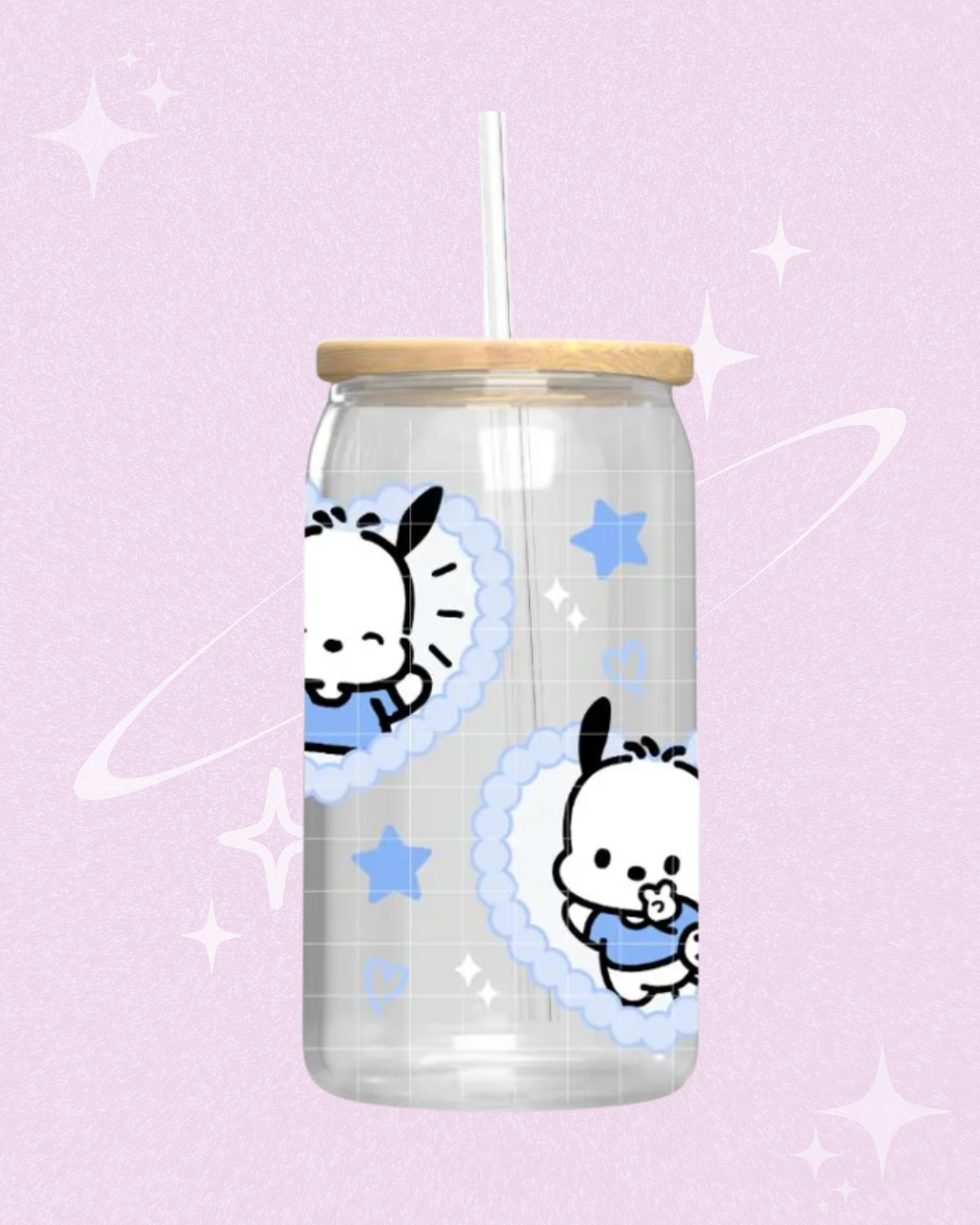 Sanrio Pochacco Glass Can
