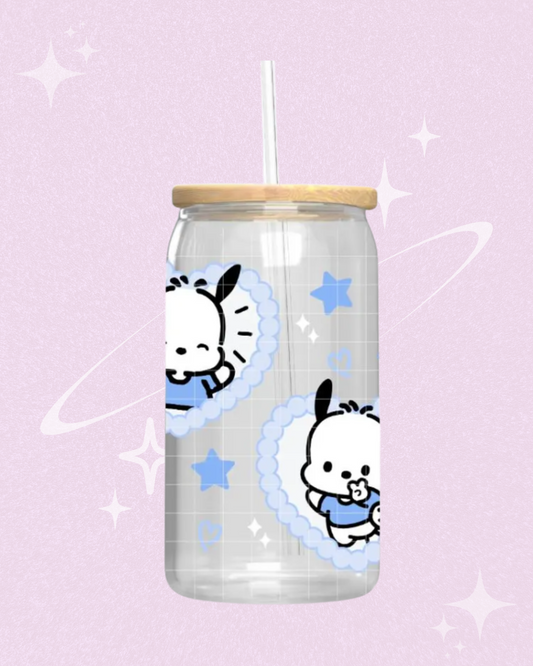Sanrio Pochacco Glass Can
