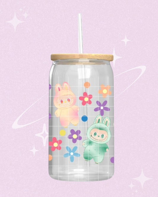 Big Into Energy Labubu Glass Can