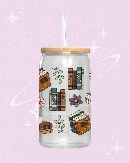 Bookworm Glass Can