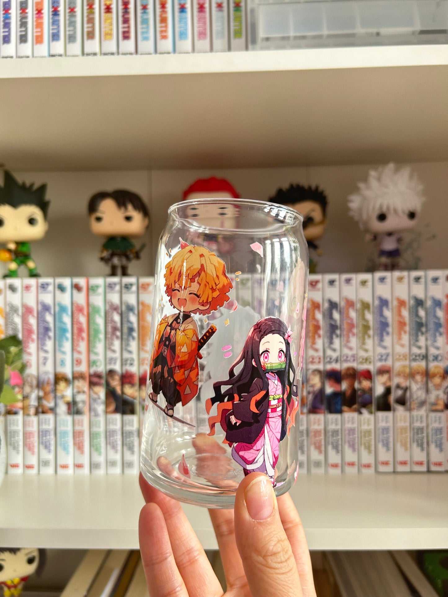 Demon Slayer Anime Glass Can