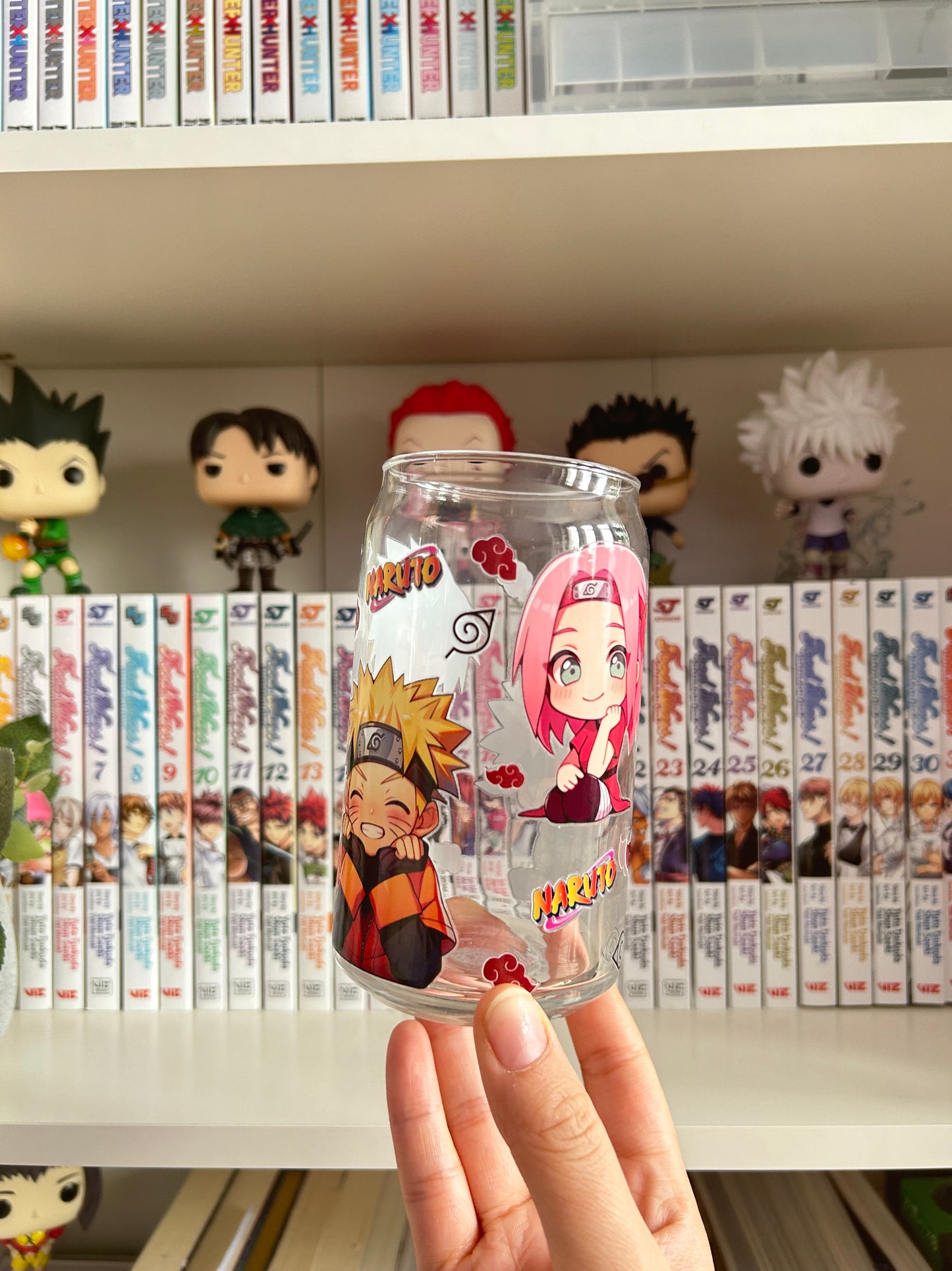 Naruto Glass Can