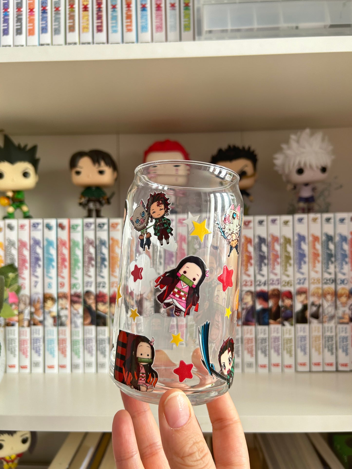 Demon Slayer 2 Anime Glass Can