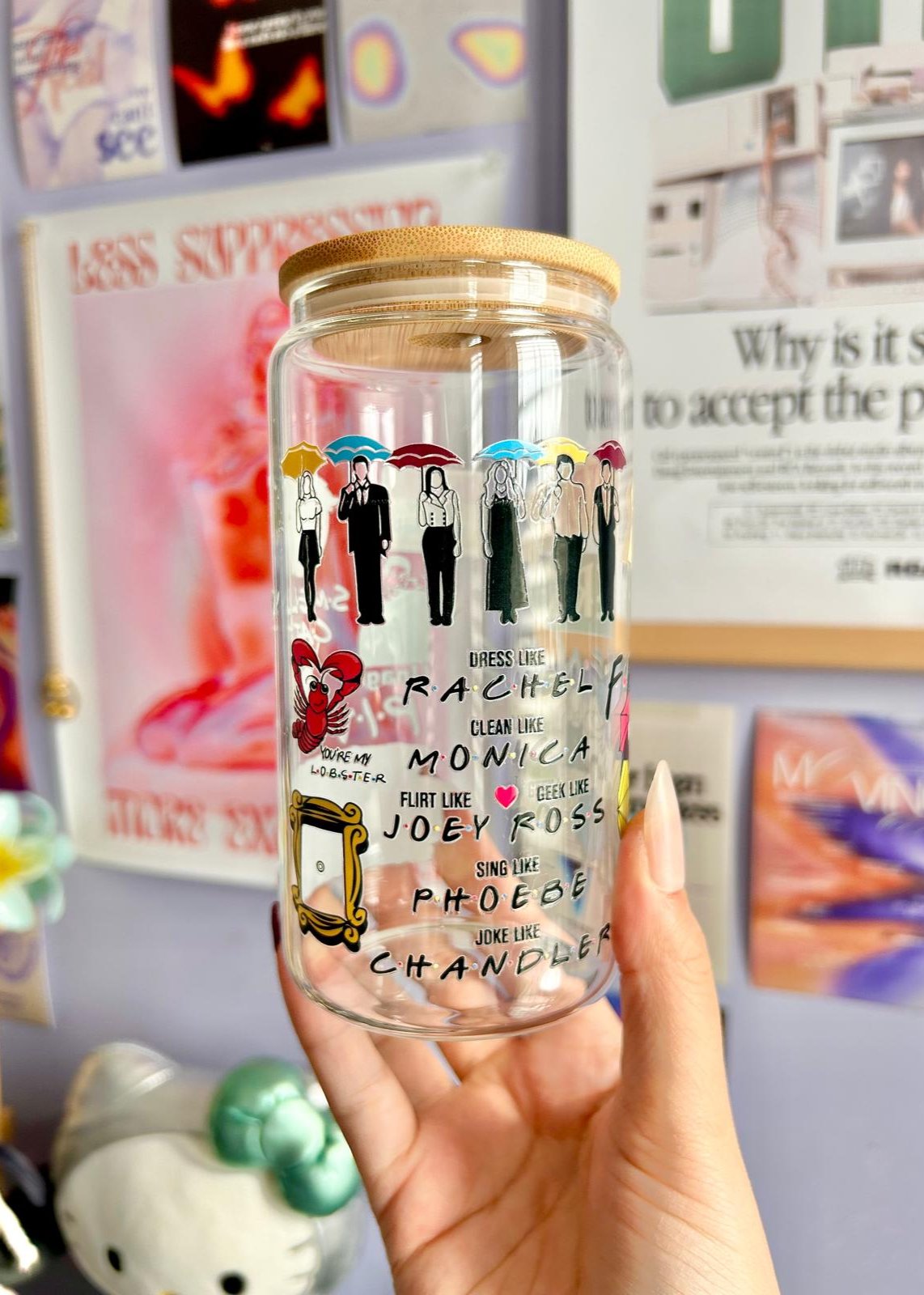 Friends Glass Can
