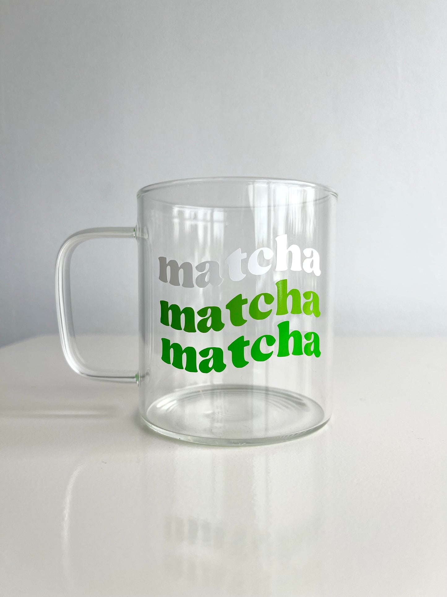 Matcha Matcha Matcha Glass Mug