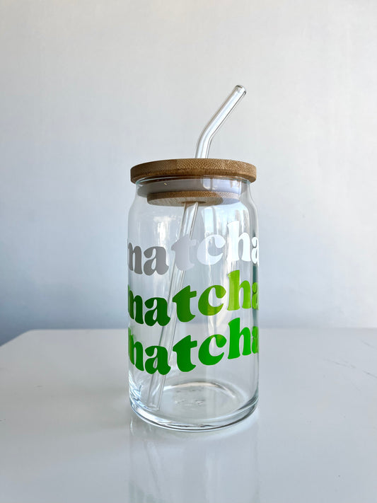 Matcha Matcha Matcha Glass Can