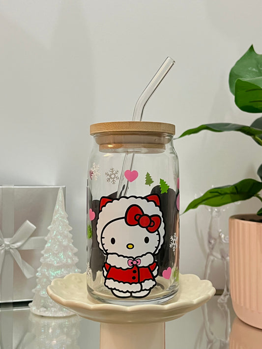 Sanrio girlies Can Glass