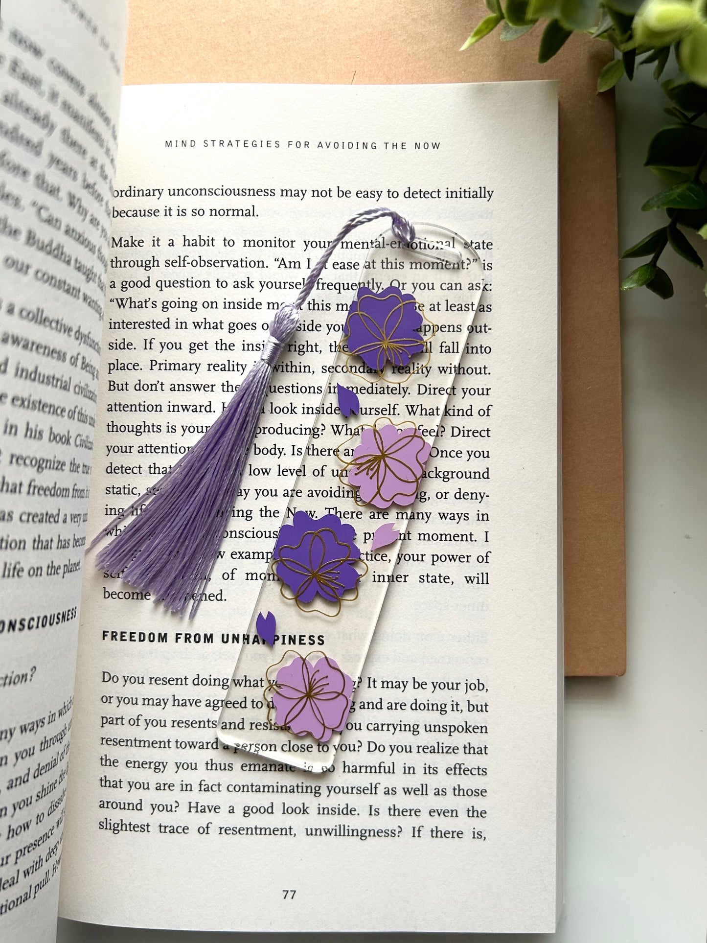 Floral Bookmark